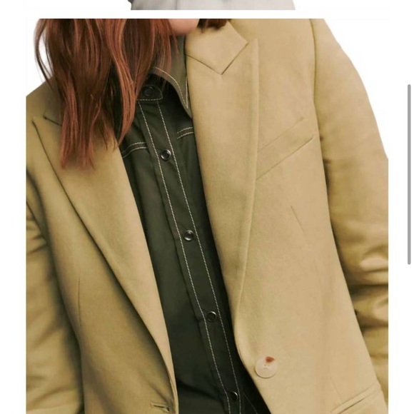 NEW TWP husband blazer in sage size XS - Picture 4 of 15
